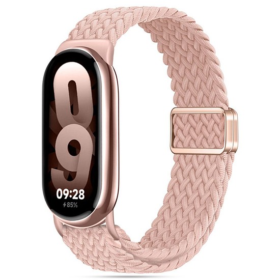 Tech-Protect NylonMag szíj Xiaomi Smart Band 8/9-hez / NFC - rózsaszín