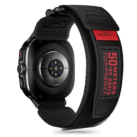 Tech-Protect Scout Pro szíj Samsung Galaxy Watch Ultra (47 mm) készülékhez - fekete