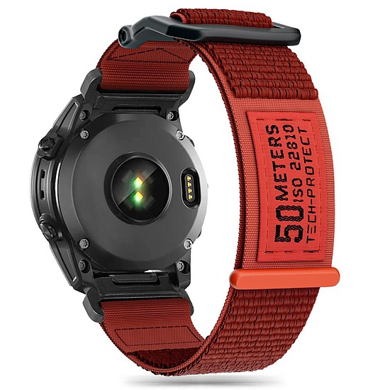 Tech-Protect Scout szíj Garmin Fenix 3 / 5X / 3HR / 5X Plus / 6X / 6X Pro / 7X készülékhez - narancs