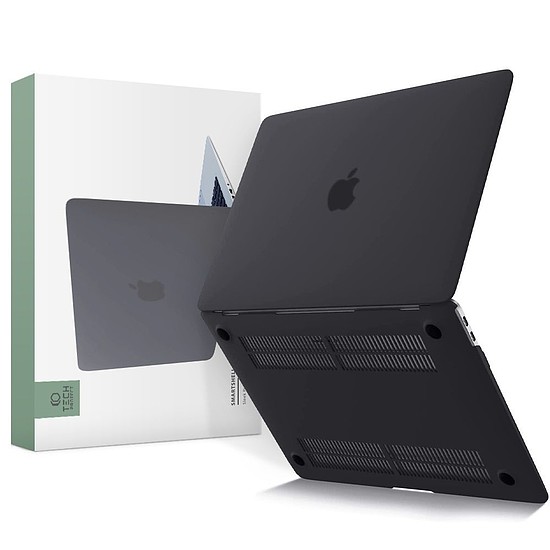 Tech-Protect SmartShell tok MacBook Air 13" 2018-2020-hoz - matt fekete