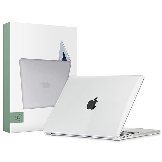 Tech-Protect SmartShell tok MacBook Air 13" M2 / M3 / 2022-2024 számítógéphez - átlátszó