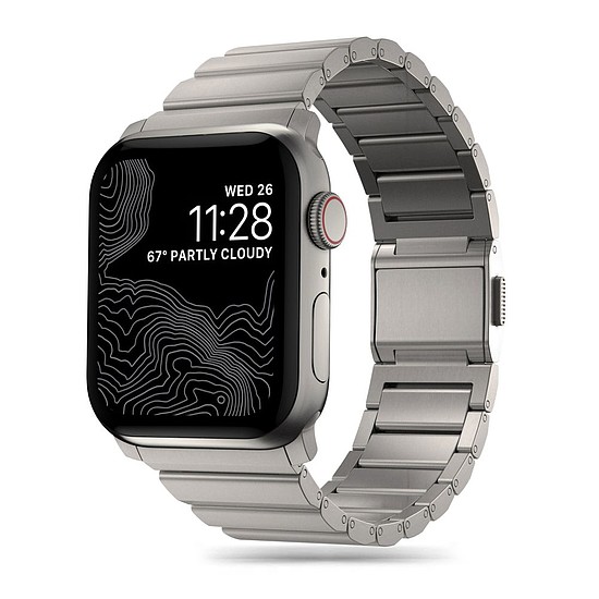 Tech-Protect SteelBand Apple Watch 4 / 5 / 6 / 7 / 8 / 9 / SE / Ultra 1 / 2 (42/44/45/49 mm) titánhoz