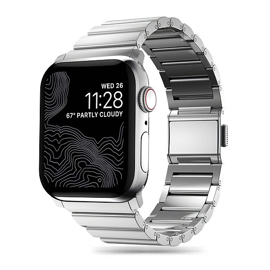 Tech-Protect SteelBand Apple Watch 4/5/6/7/8/9/SE / Ultra 1/2 (42/44/45/49 mm) - ezüst