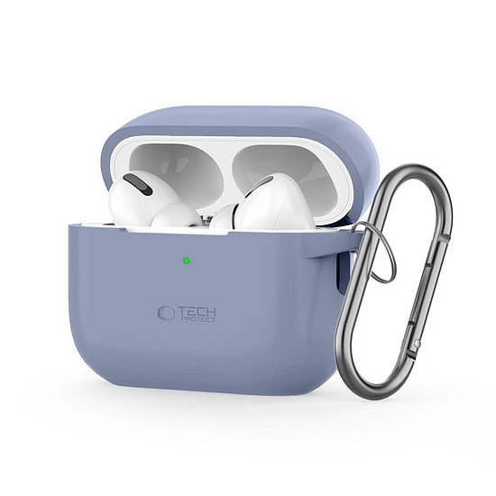 Tech-Protect szilikon kampós Apple AirPods Pro 1/2 tok - kék