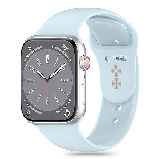 Tech-Protect szilikon szíj Apple Watch 4 / 5 / 6 / 7 / 8 / 9 / SE (38 / 40 / 41 mm) - kék