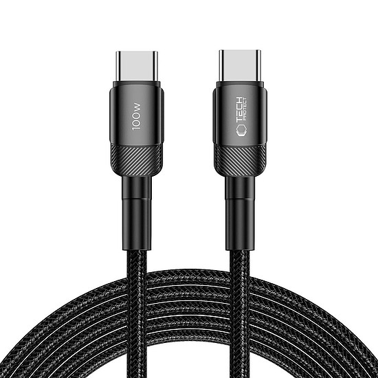 Tech-Protect UltraBoost Evo USB-C / USB-C PD 100W 5A 3 m kábel - fekete