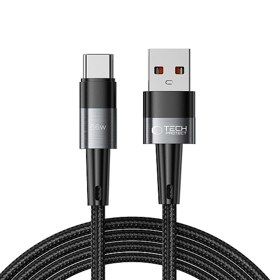 Tech-Protect UltraBoost USB-C / USB-C 66W 6A 2m kábel - szürke