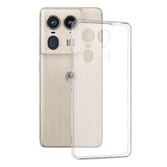 Techsuit - átlátszó szilikon - Motorola Edge 50 Ultra - átlátszó (KF2328185)