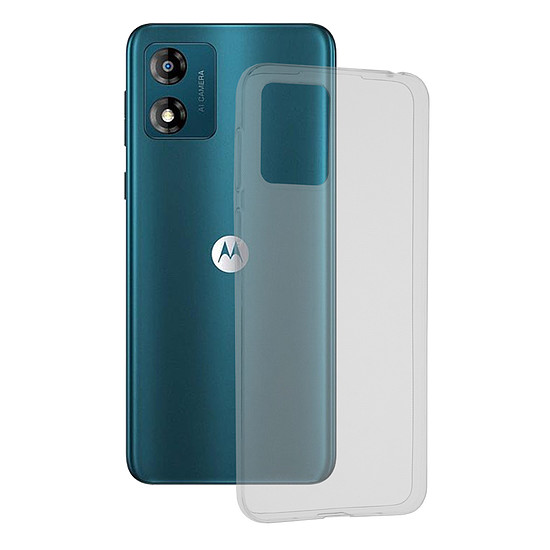 Techsuit - átlátszó szilikon - Motorola Moto E13 - átlátszó (KF2312556)