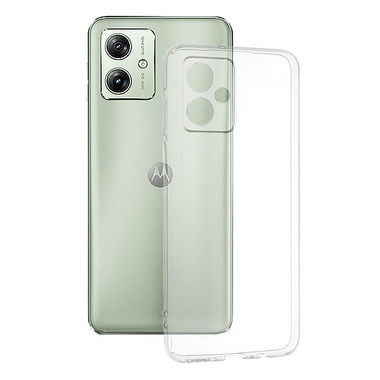 Techsuit - átlátszó szilikon - Motorola Moto G54 Power Edition / G64 - átlátszó (KF2326593)