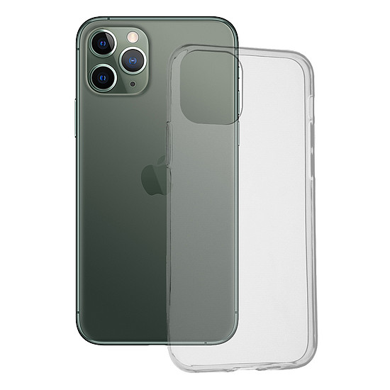 Techsuit - átlátszó szilikon (ömlesztett) - iPhone 11 Pro - átlátszó (KF231577)