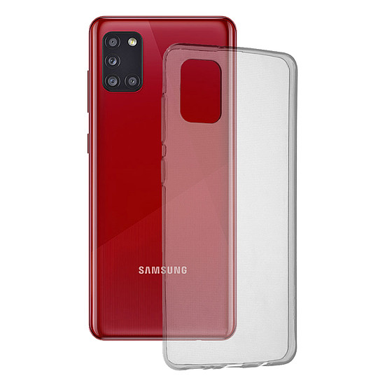 Techsuit - átlátszó szilikon (ömlesztett) - Samsung Galaxy A31 - átlátszó (KF231553)