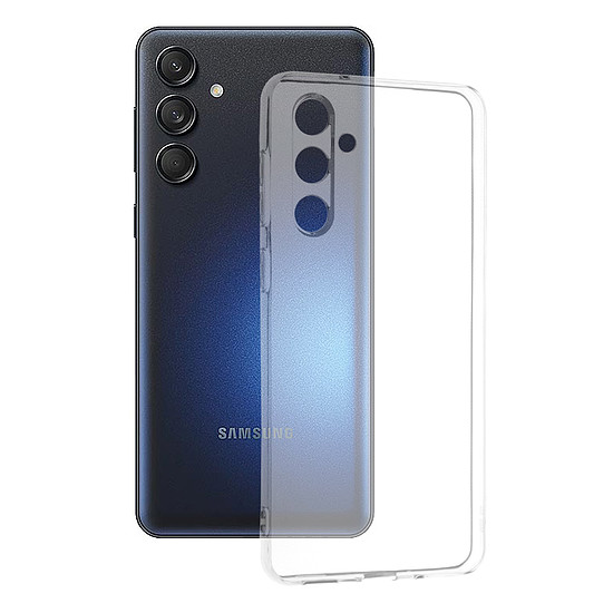 Techsuit - átlátszó szilikon - Samsung Galaxy M55 - átlátszó (KF2327681)