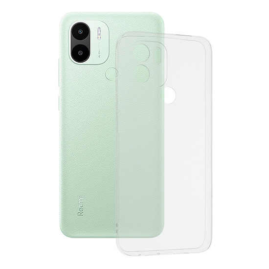 Techsuit - Átlátszó szilikon - Xiaomi Redmi A1+ / A2+ - Átlátszó (KF2315700)