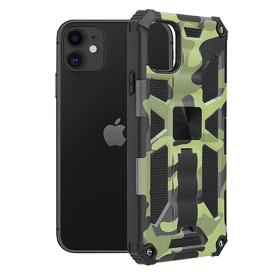 Techsuit - Blazor Series - iPhone 11 - Camo Lime (KF234045)