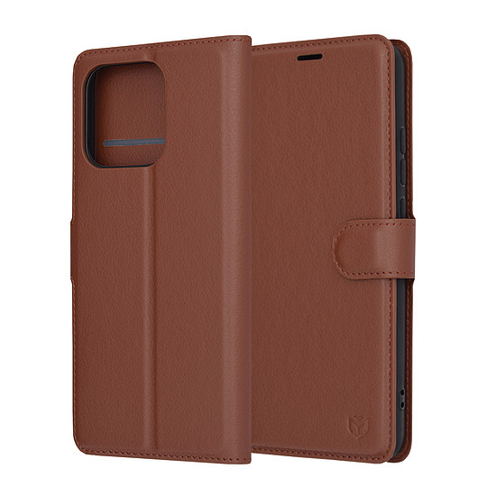 Techsuit - Bőr fólia - Xiaomi Redmi 13C 4G / 13C 5G / Poco M6 / C65 - Barna