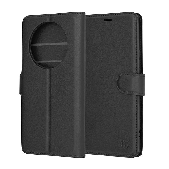 Techsuit - Bőr Folio - Honor Magic6 Lite - Fekete