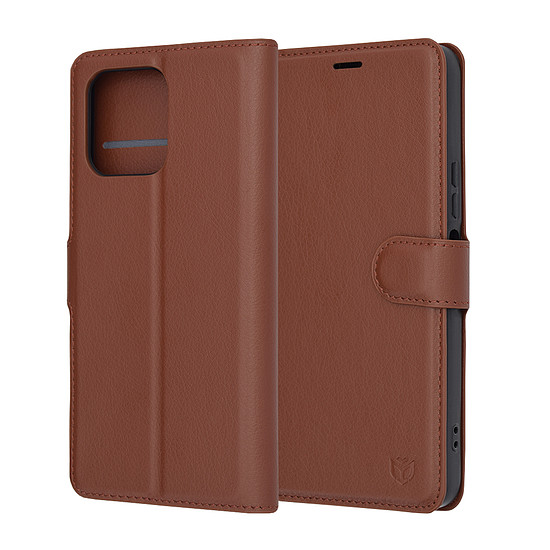 Techsuit - Bőr Folio - Honor X6a - Barna