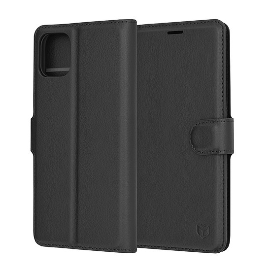 Techsuit - Bőr Folio - iPhone 11 - Fekete (KF2323475)