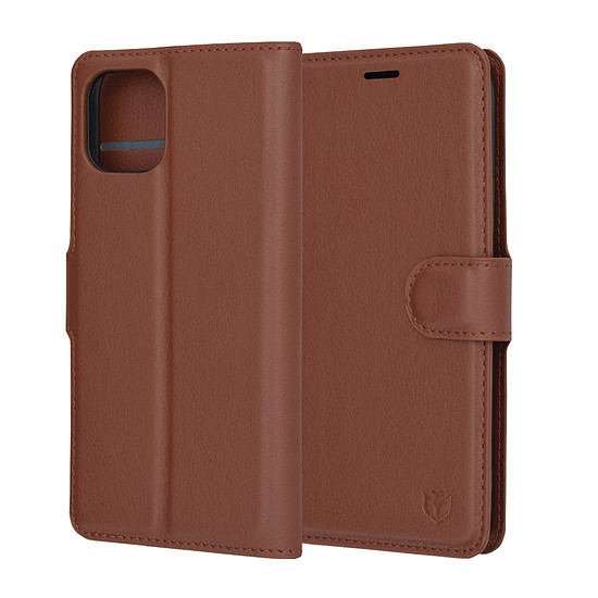 Techsuit - Bőr Folio - iPhone 11 Pro - Barna (KF2323484)