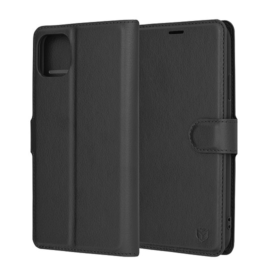 Techsuit - Bőr Folio - iPhone 11 Pro Max - Fekete (KF2323485)