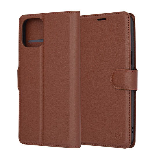 Techsuit - Bőr Folio - iPhone 12 Pro Max - Barna (KF2323480)