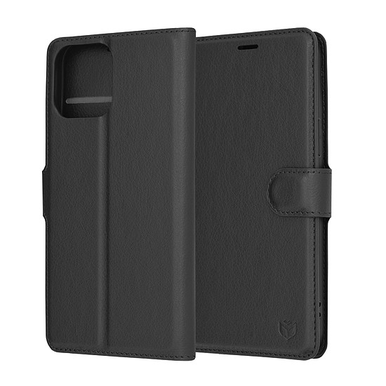 Techsuit - Bőr Folio - iPhone 13 Pro Max - Fekete (KF2323495)