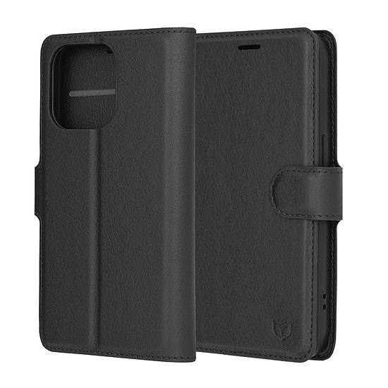 Techsuit - Bőr Folio - iPhone 14 Pro - Fekete (KF2323501)