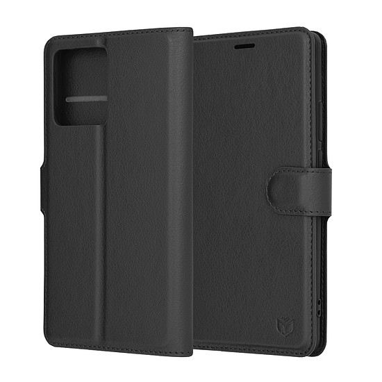 Techsuit - Bőr Folio - Motorola Edge 40 / Edge (2023) - Fekete (KF2323742)