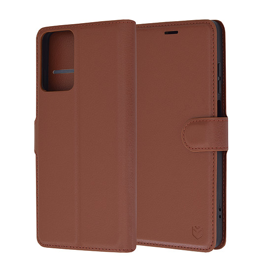 Techsuit - Bőr Folio - Motorola Moto G24 Power - Barna (KF2330727)