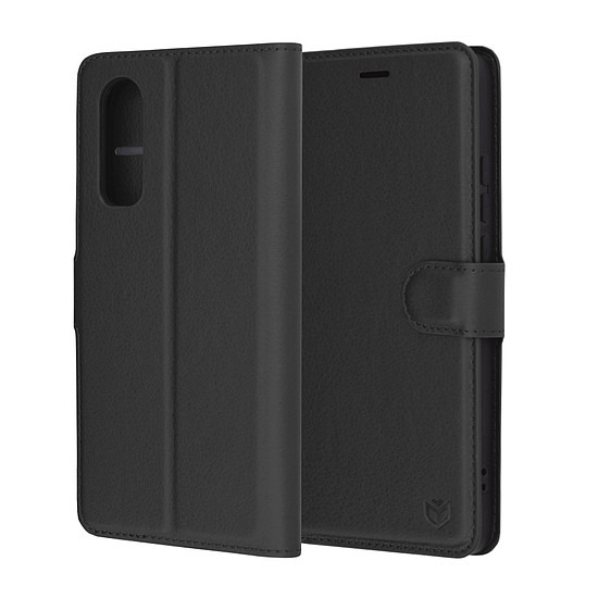 Techsuit - Bőr Folio - OnePlus Nord CE4 Lite - Fekete