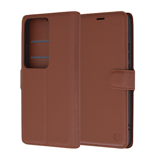 Techsuit - Bőr Folio - Oppo Reno11 F - Barna (KF2330738)