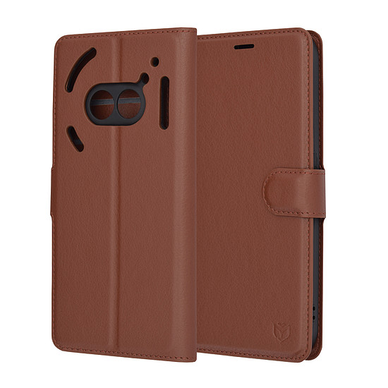 Techsuit - Bőr Folio - Semmi telefon (2a) / (2a) Plus - Barna