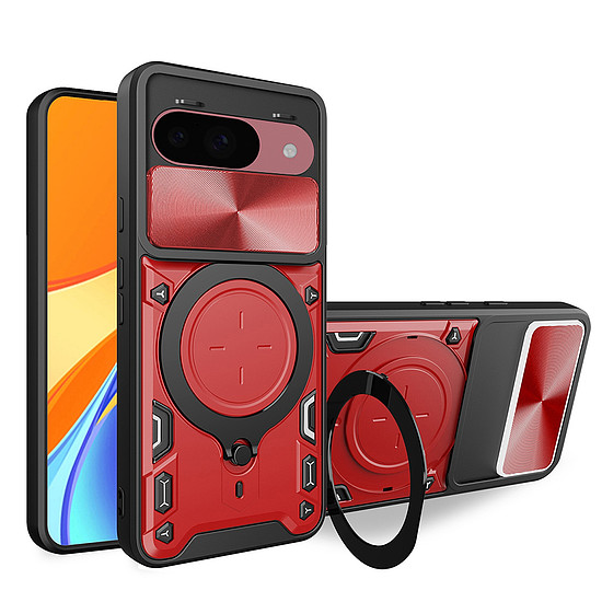 Techsuit - CamGuard Pro - Google Pixel 9/9 Pro - piros (KF2331883)