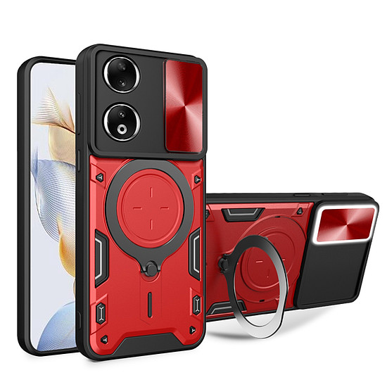 Techsuit - CamGuard Pro - Honor 90 - Piros (KF2331708)