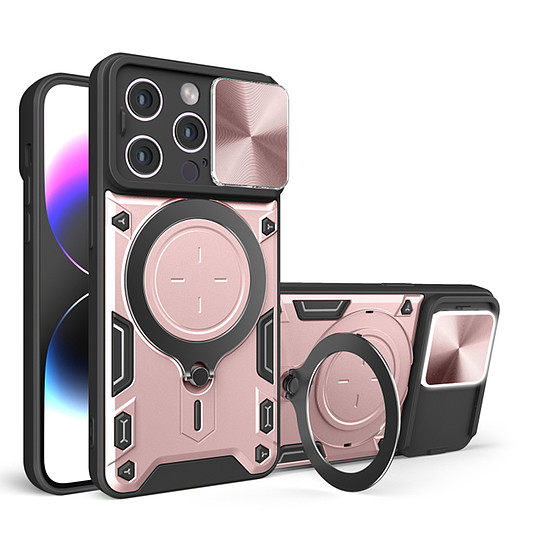 Techsuit - CamGuard Pro - iPhone 15 Pro Max - Rose Gold (KF2331563)