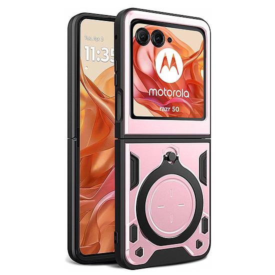 Techsuit - CamGuard Pro - Motorola Razr 50 - Rose Gold (KF2333024)