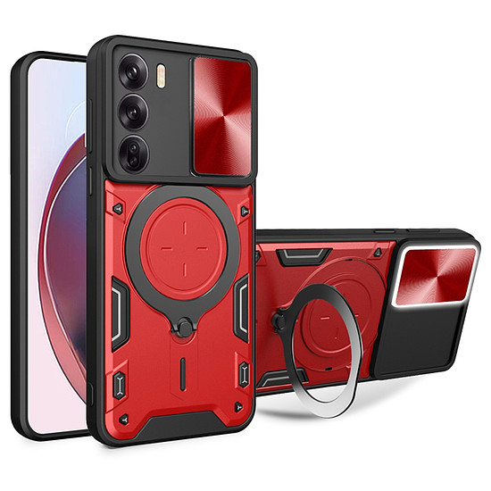 Techsuit - CamGuard Pro - Oppo Reno12 - Piros (KF2332179)