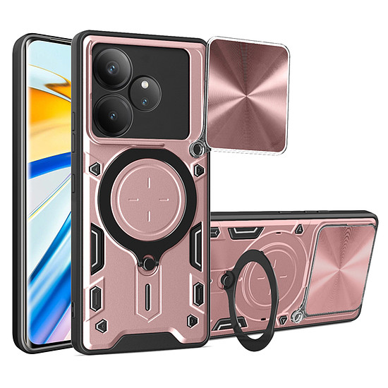 Techsuit - CamGuard Pro - Realme GT 6 / GT 6T - Rose Gold (KF2333061)