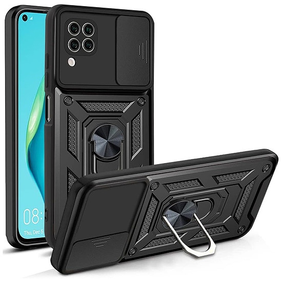 Techsuit - CamShield Series - Huawei P40 Lite - Fekete (KF2315393)