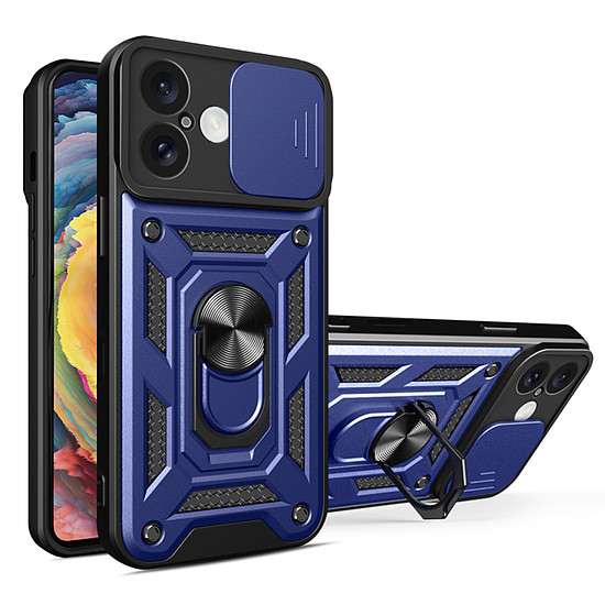 Techsuit - CamShield Series - iPhone 16 - Kék (KF2330550)