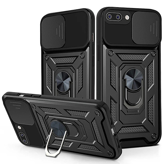 Techsuit - CamShield Series - iPhone 7 Plus / iPhone 8 Plus - Fekete (KF2315411)