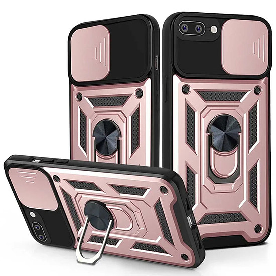 Techsuit - CamShield Series - iPhone 7 Plus / iPhone 8 Plus - Rose Gold (KF2327415)