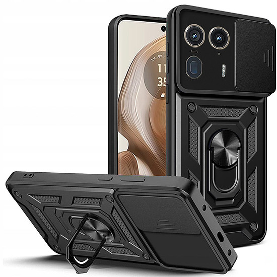 Techsuit - CamShield Series - Motorola Edge 50 Ultra - Fekete