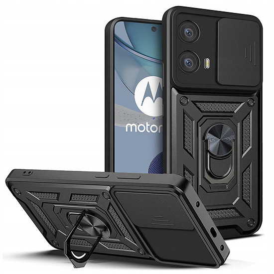 Techsuit - CamShield Series - Motorola Moto G73 - Fekete (KF2315386)