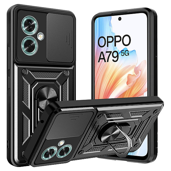 Techsuit - CamShield Series - Oppo A79 5G / OnePlus Nord N30 SE - fekete (KF2317725)