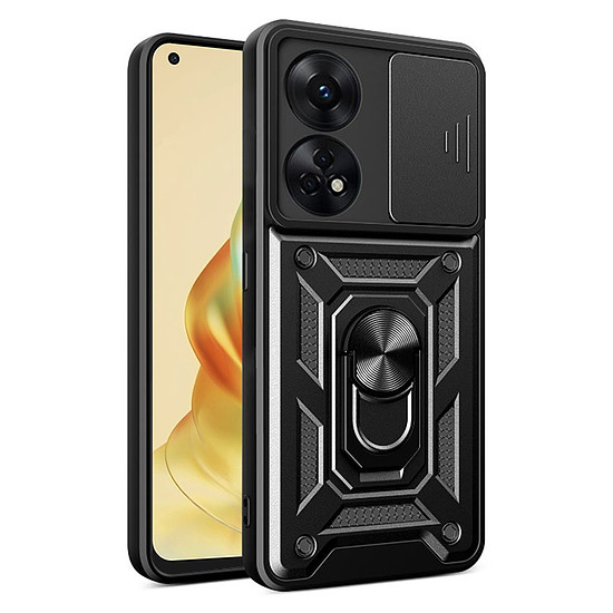 Techsuit - CamShield Series - Oppo Reno8 T - Fekete (KF2313136)