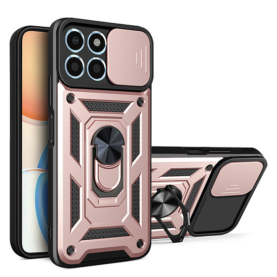 Techsuit - CamShield sorozat - Honor X6 / X8 5G / 70 Lite - Rose Gold (KF2327457)