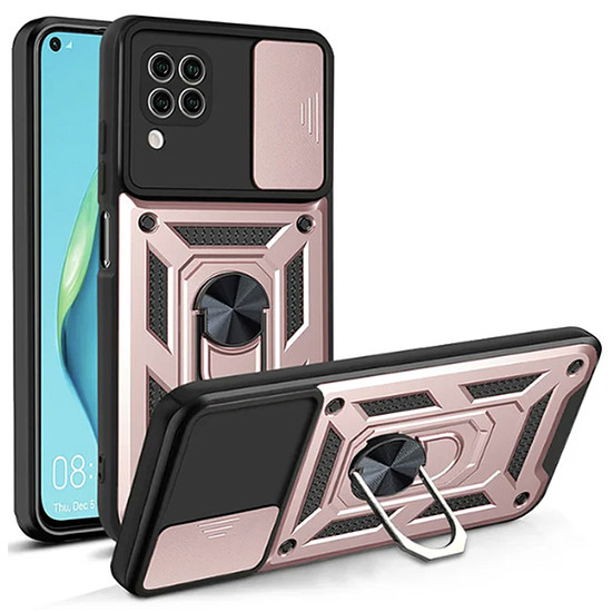 Techsuit - CamShield sorozat - Huawei P40 Lite - Rose Gold (KF2327421)