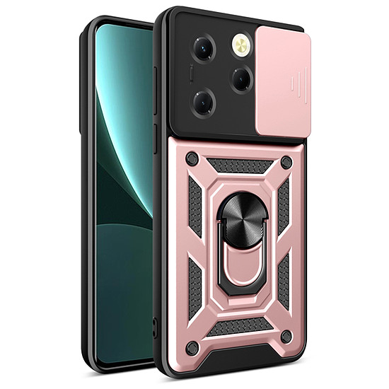 Techsuit - CamShield sorozat - Infinix Hot 40/40 Pro / Tecno Spark 20 Pro - Rose Gold (KF2337100)